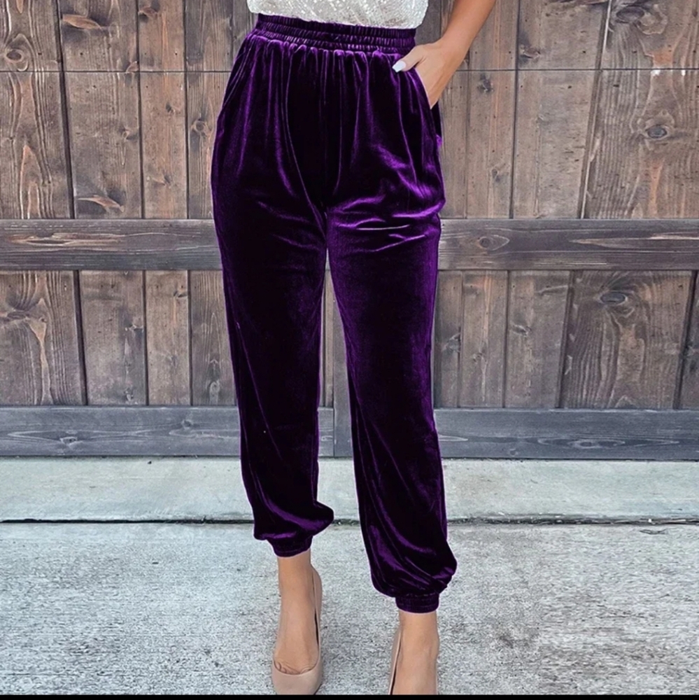 💟Velvet pants
